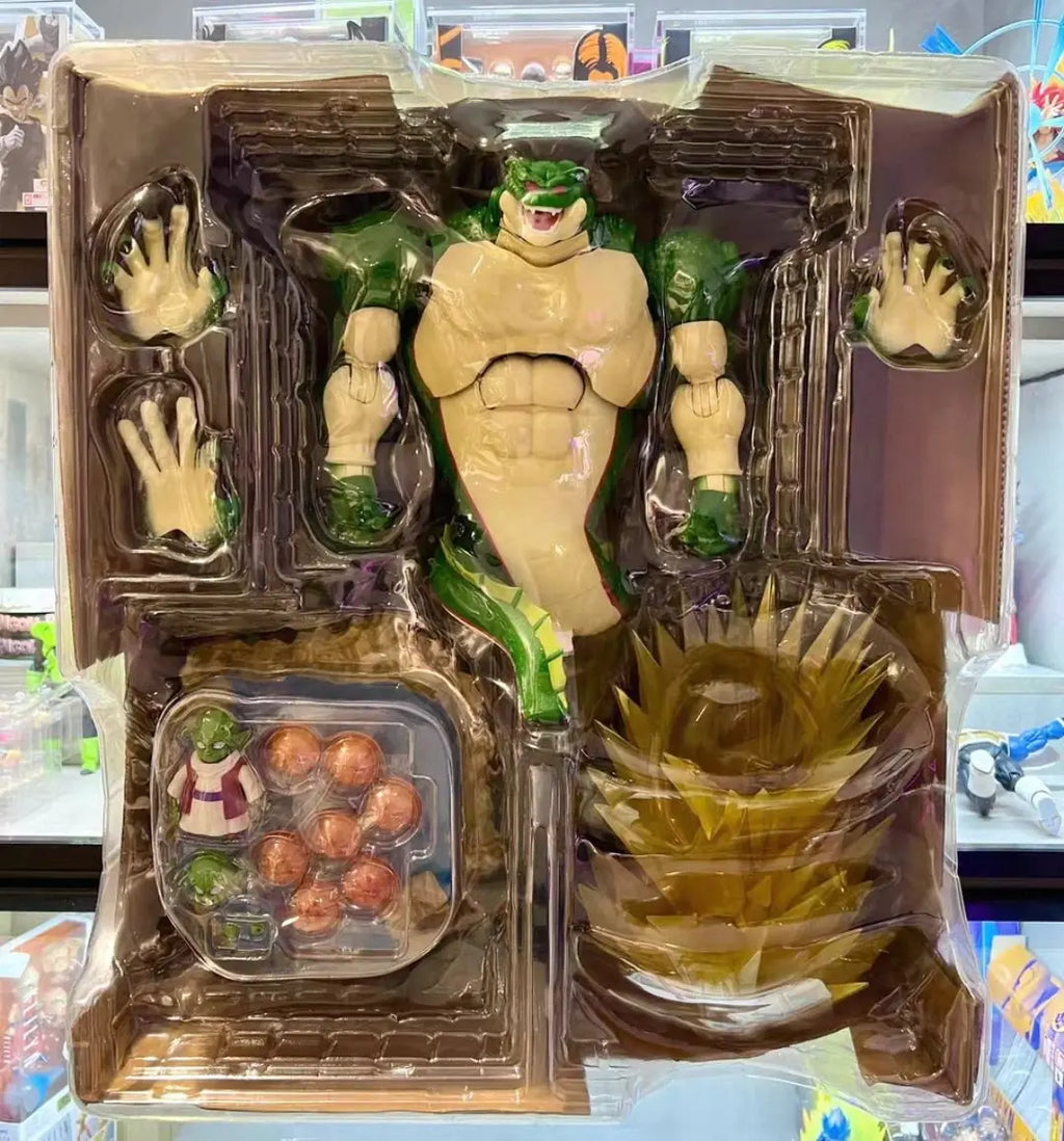 In-stock Bandai SHF Dragon Ball Z Bo-ron-ga & Dandy Set Namekian Shenron 1/12 Action Figure 28cm Collectible Gift