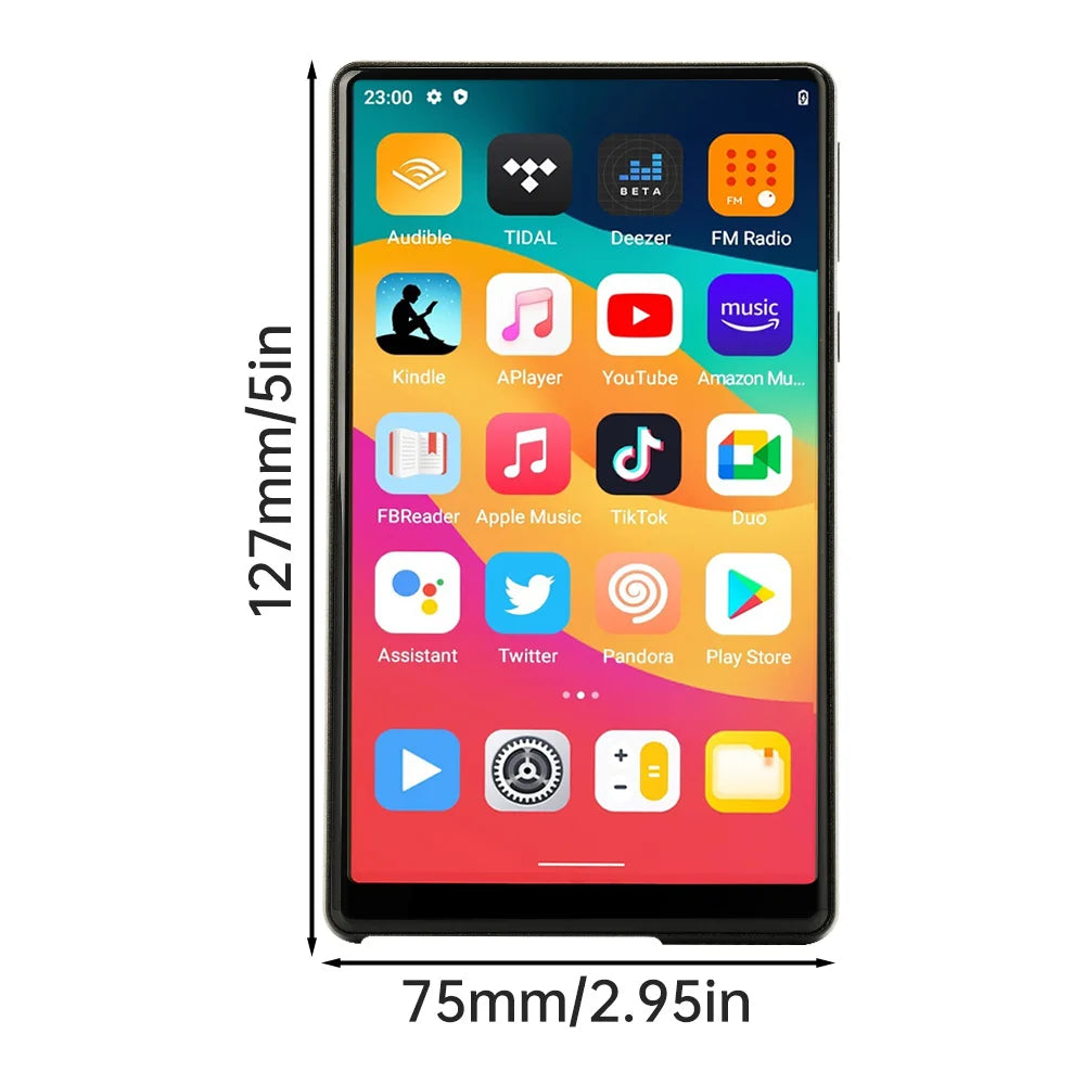 128GB Camera Mp4 Player Bluetooth Wifi Android Touch Screen Hifi Sound Music Recorder Video Mp3 Mp4 Player With Speaker FM Radio