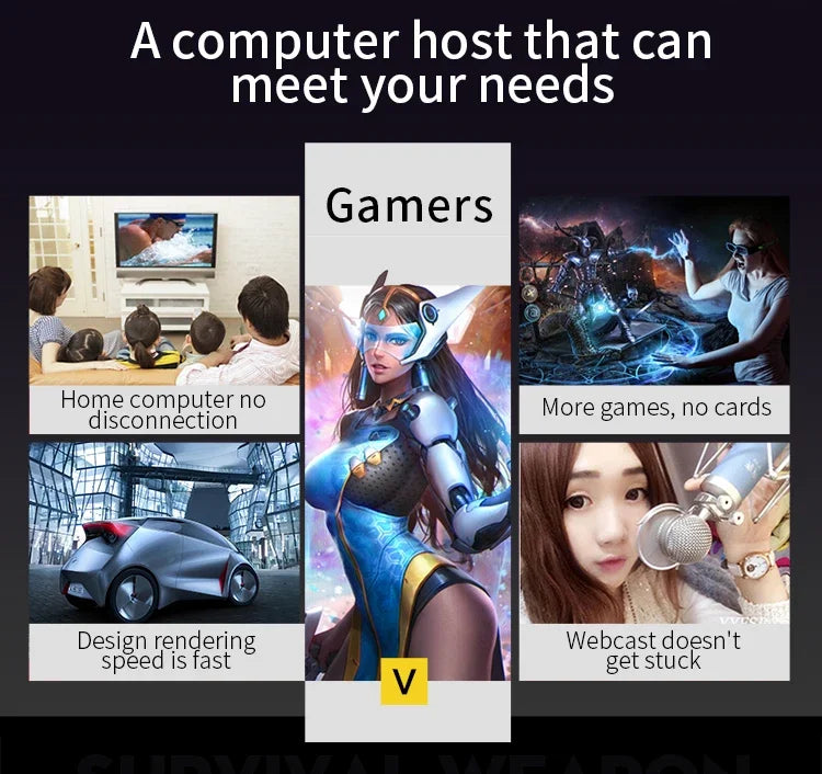 13490F RTX3060 desktop computer host a full set of seaview e sports Internet cafes high end live broadcast game type DIY home as