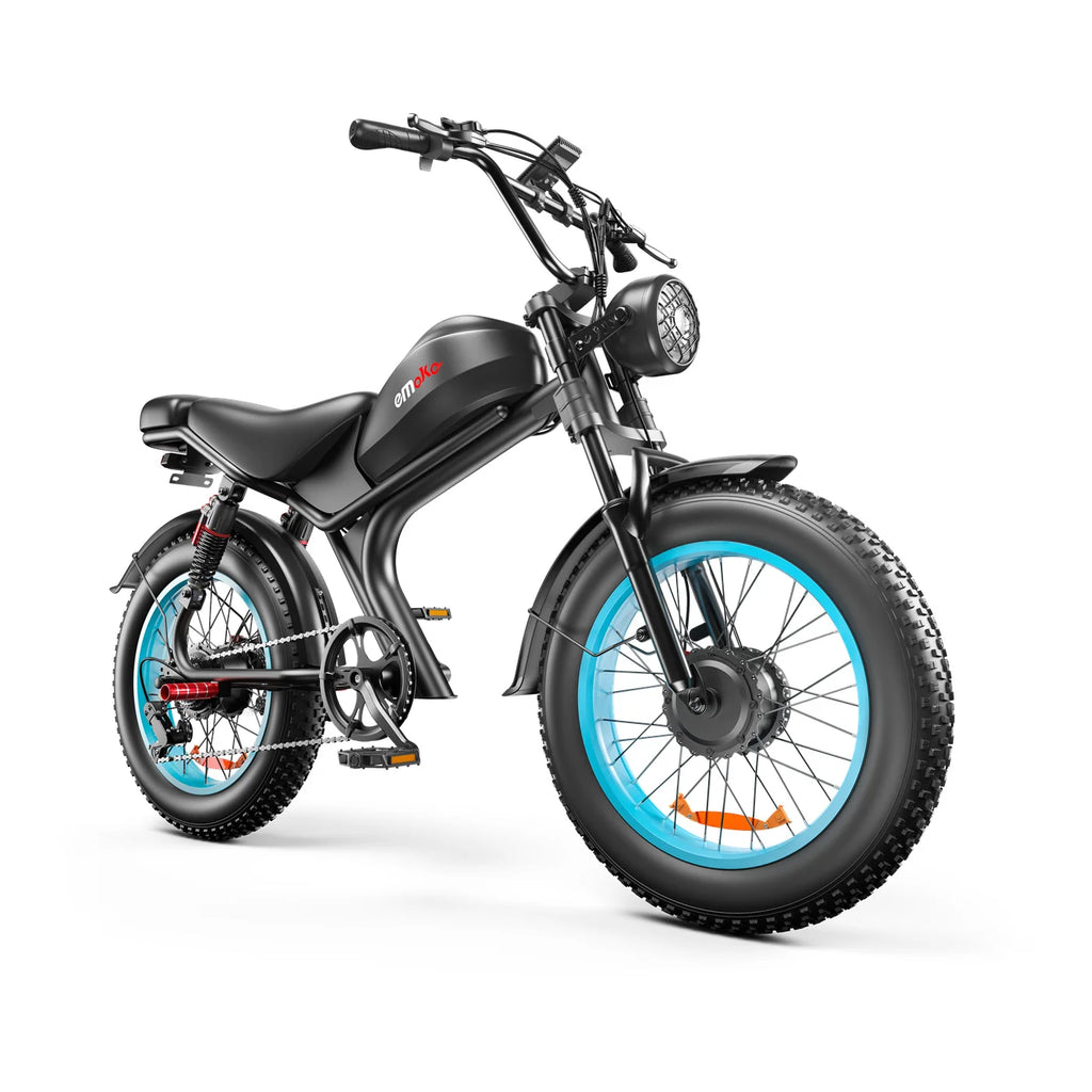 emoko C93 E-Bike 2000W Dual Motor 48V23Ah Battery Mountain off-road Fat Tire Electric Bike Dual Hydraulic Brake Electric Bicycle