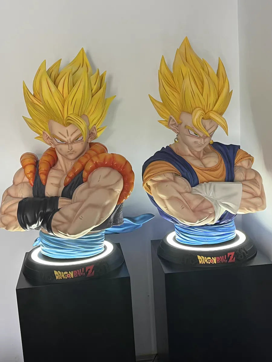 82cm Dragon Ball Anime Peripheral Vegeta Bej Ta Yonsei Super Saiyan Oversized 1:1 Statue Collection Big Ornament Model Gift Toys