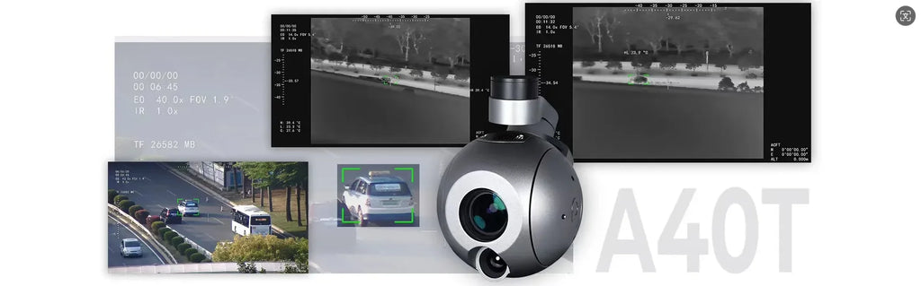 A40T Pro AI-Tracking 40X Object Identification and Tracking Camera with 3-Axis Gimbal Drones Accessories