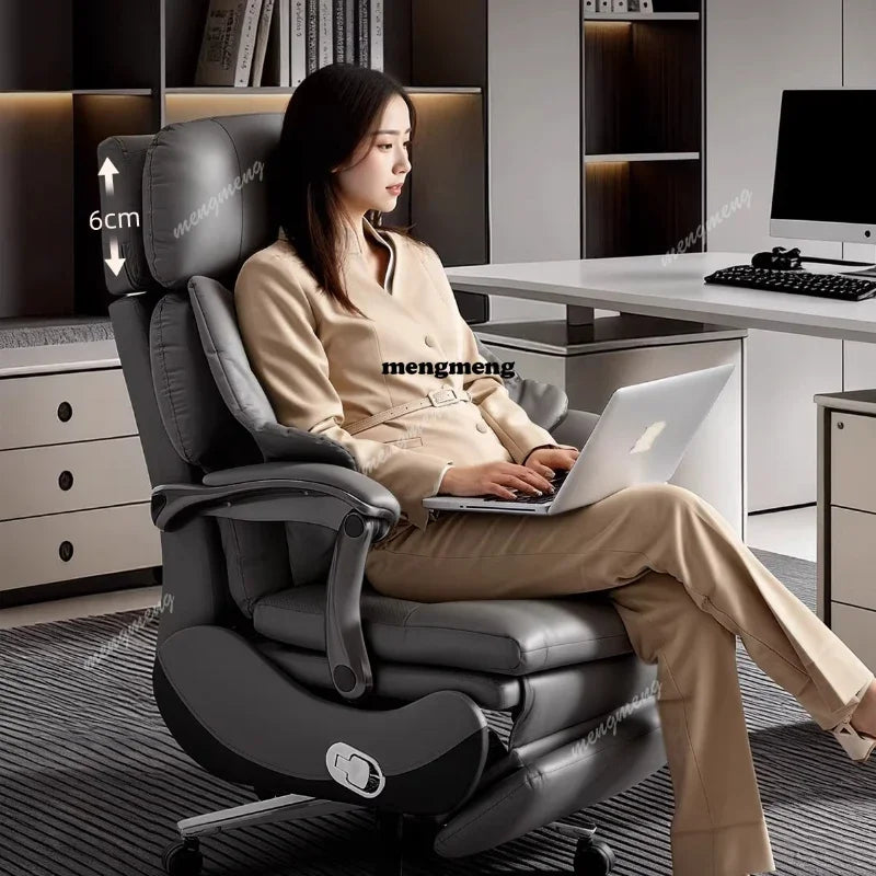 Hot sales Multi functional genuine leather elegant luxury gaming chairs cadeira gamer home furniture Ergonomically designed offi