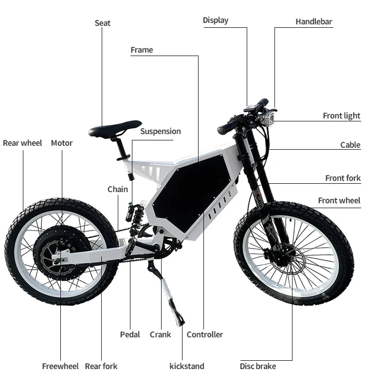 Modification bike bag java road bike delivery bike