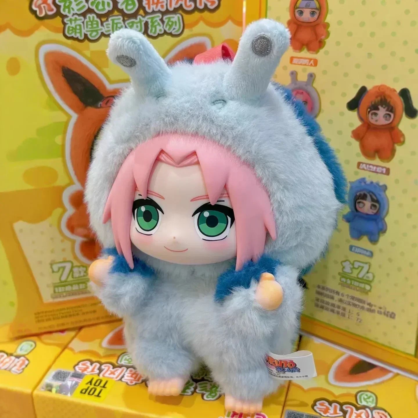 Original Eaki Naruto Blind Box Shippuden Beast Party Series Plush Doll Cute Hand-Made Custom Gift Ornaments For Men And Women