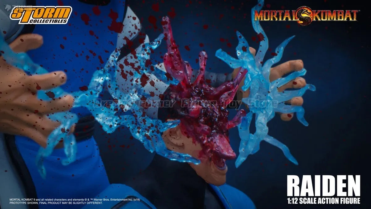 【In Stock】Original STORM COLLECTIBLES Mortal Kombat Series RAIDEN 1/12 Action Figure Toy Model Gift