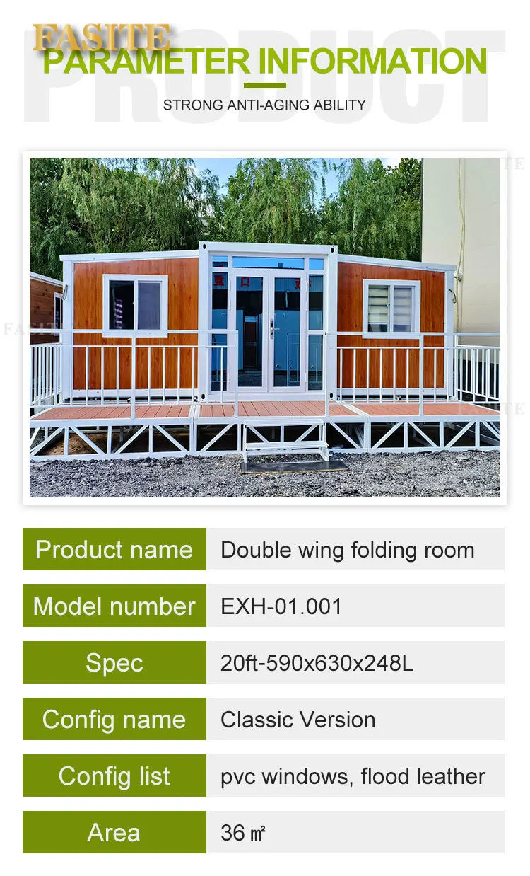 China Container House Modern Prefabricated House Expandable Container House Factory