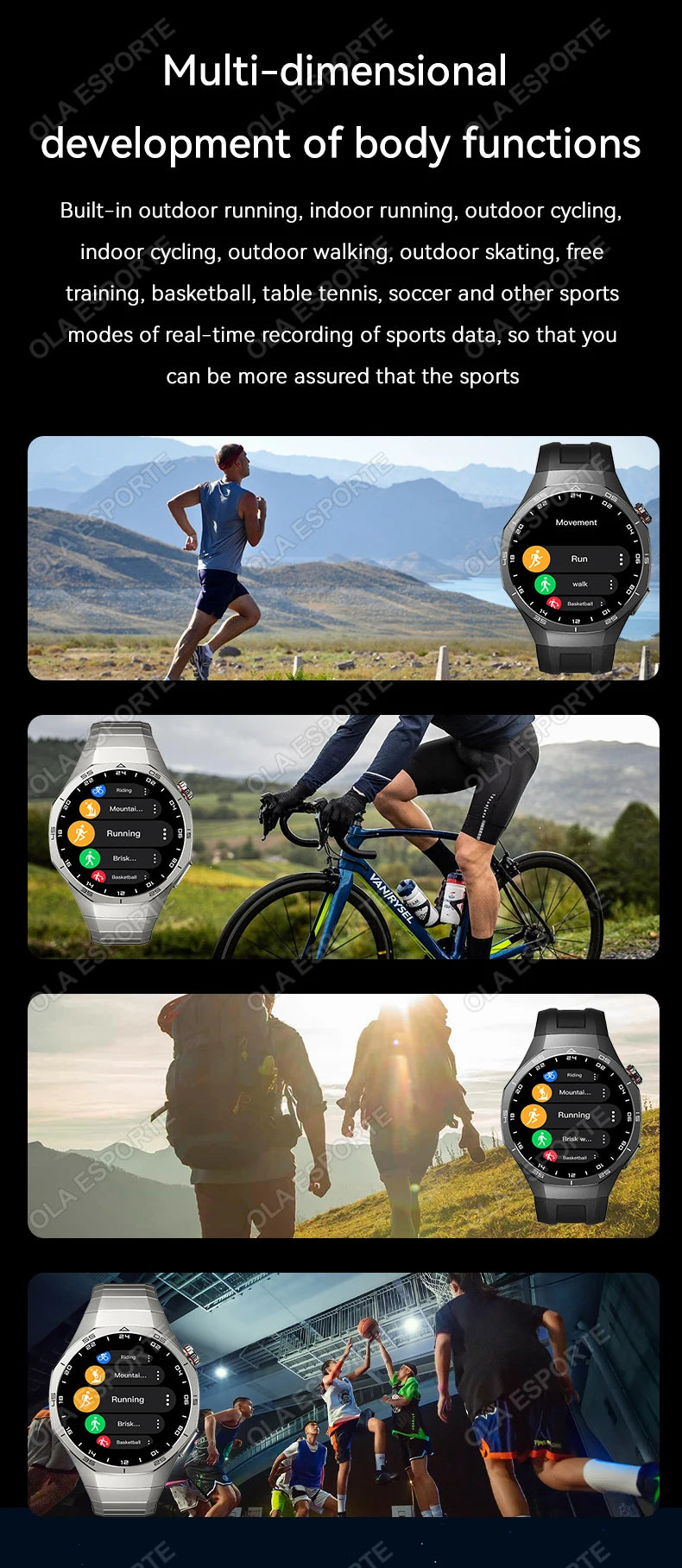 2026 New Watch 5 Pro GPS Track Smart Watch Men 360*360 AMOLED Screen NFC BT Call Waterproof Health Monitor Man Smartwatches IOS