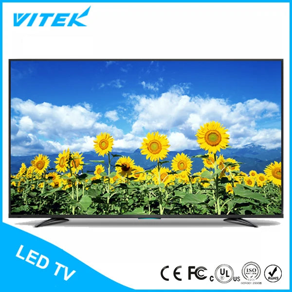 4K Smart Android China TV, 43 50 55 65 40 Inch Black Packing Box Speakers Direct LCD LED TV, Europe Market DVB-C TV-Tuner CI