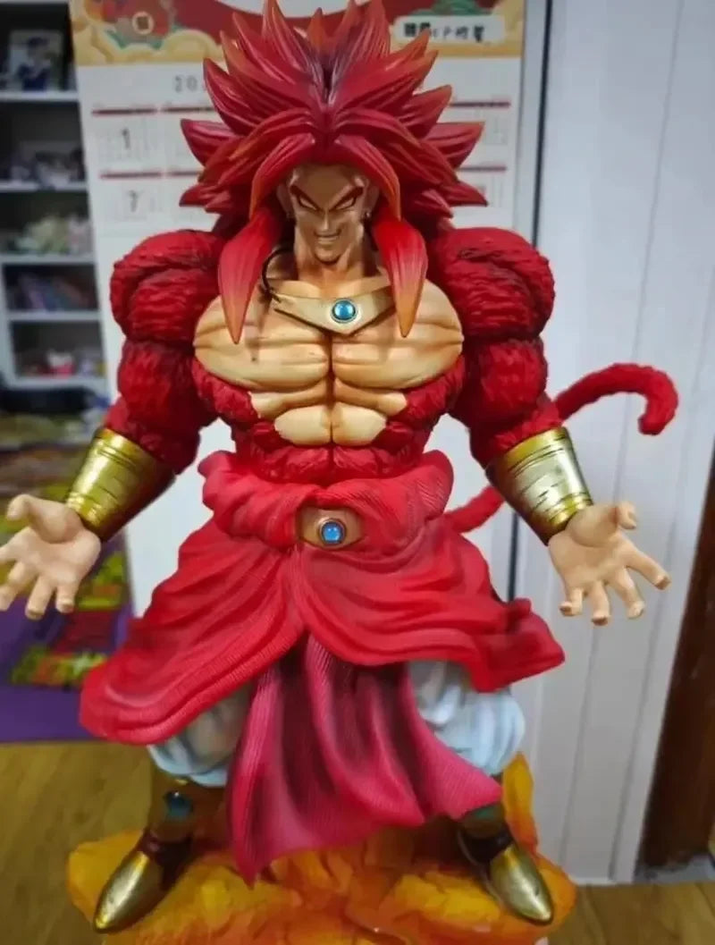 50cm New Dragon Ball Anime Figure Broli Periphery Pvc Model Collect Statue Desktop Decoration Ornaments Kids Birthday Gifts Toys