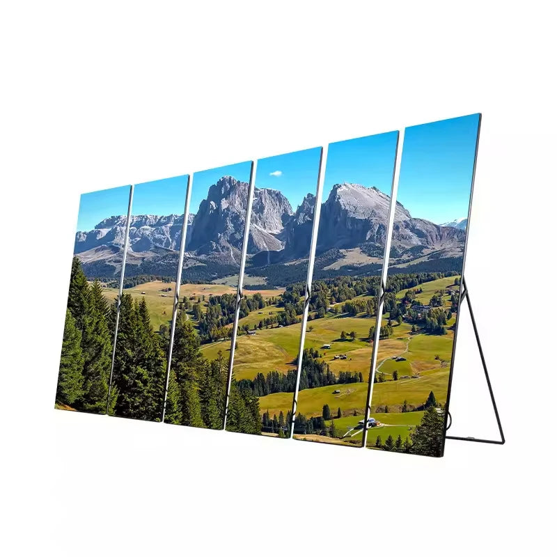 Moveable Indoor P2 P2.5 P3 P4 Led Poster Display Panel High Brightness LED Advertising LED Poster Display Screen