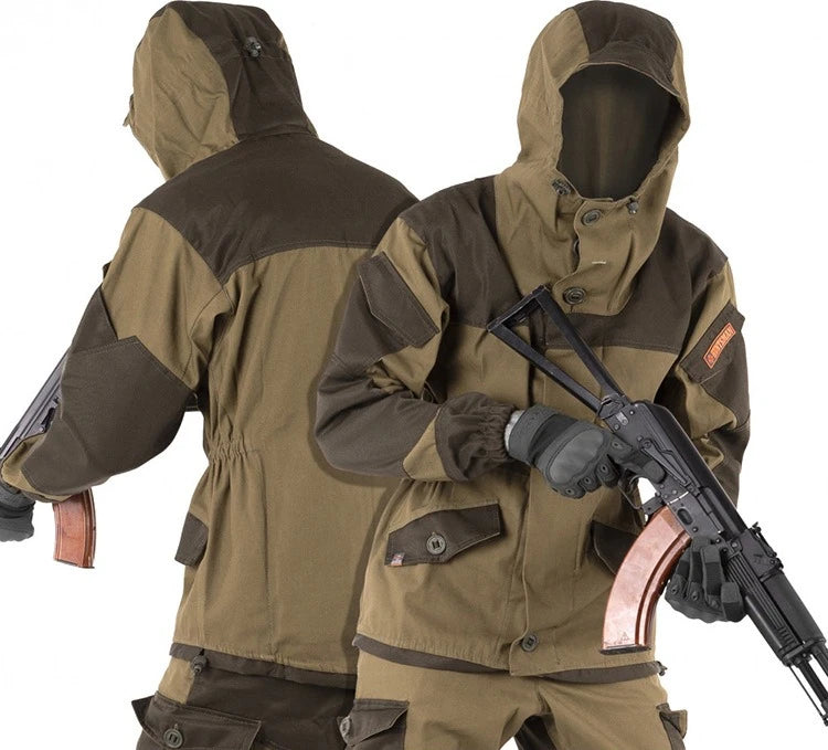 Hunting Clothes Set Gorka-3 Russian Mountain Tactical Suit Горка Camo Combat Uniform Men Outdoor Training Jacket Clothing Suits