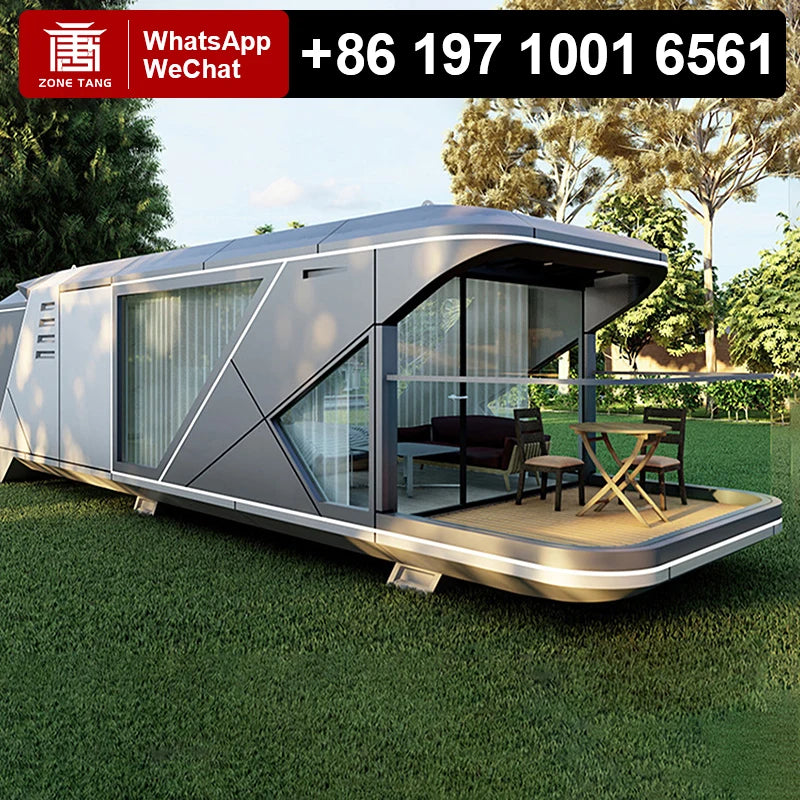 Low Cost Capsule House Prefabricated Villa Factory Price Modular Houses Chinese Capsule HouseMoisture Proof Thermal Insulation