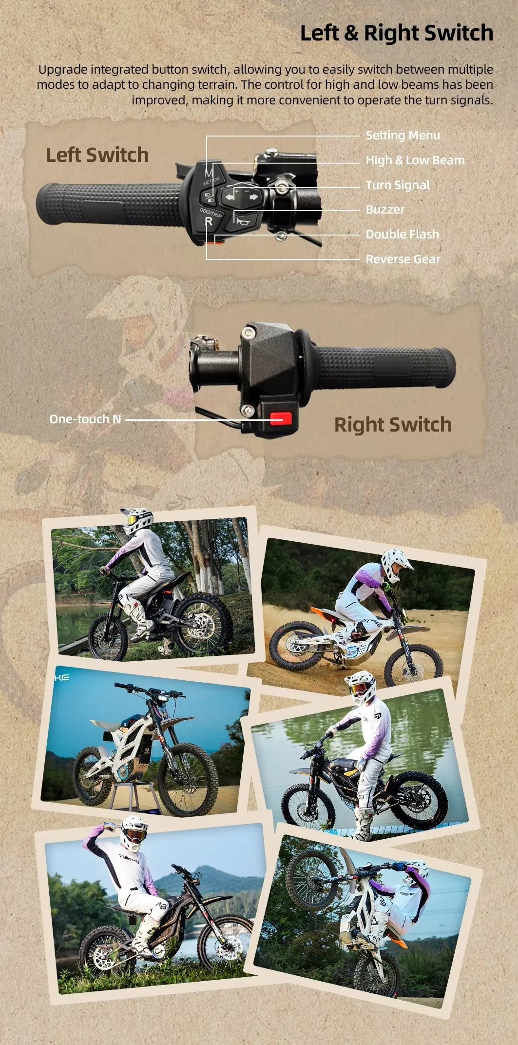 ATV&UTVHigh Power Falcon GT 16.8kW 95km/h Electric Off-Road Dirt Bike Motorcycle for 2025 72V Aluminum Alloy Frame