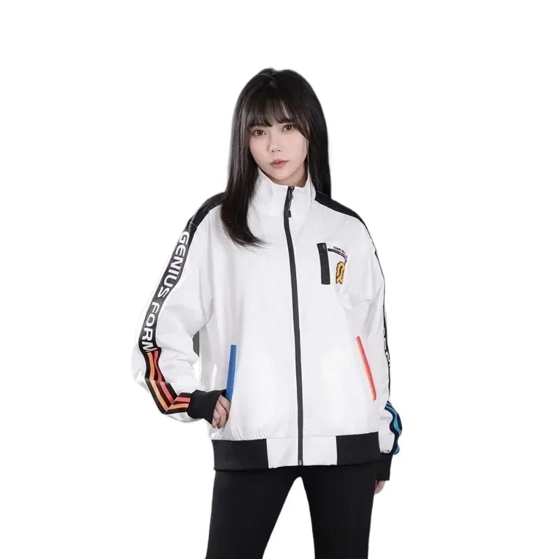 Original Kamen Rider Co-branded Genius Form Jacket Build 2 Dimensional White Anime Jacket