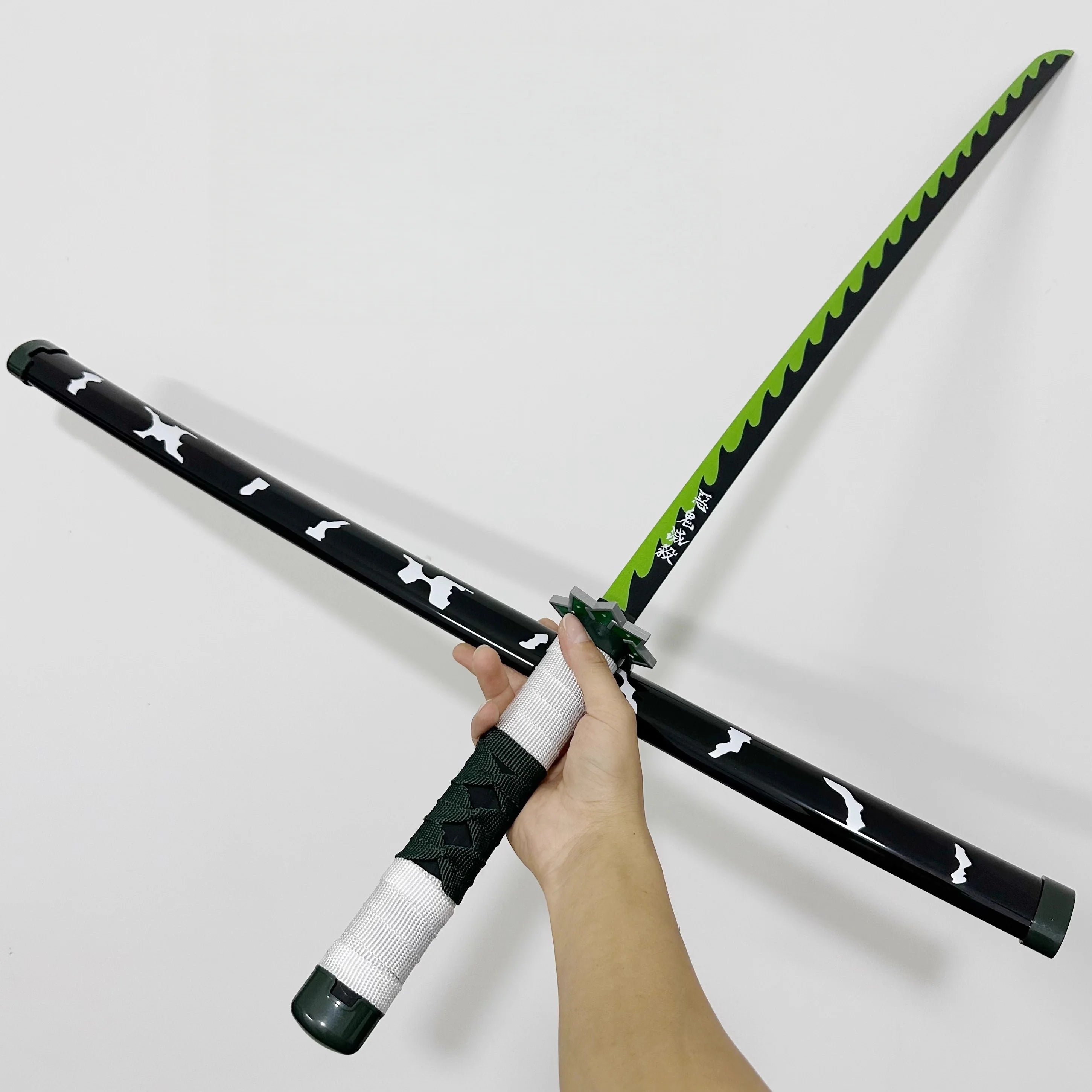 40inch Bamboo Katana Anime Cosplay Costume Prop Large Safe Ninja Knife Blade Real Size Japanese Original Samurai Sword Toy Gift
