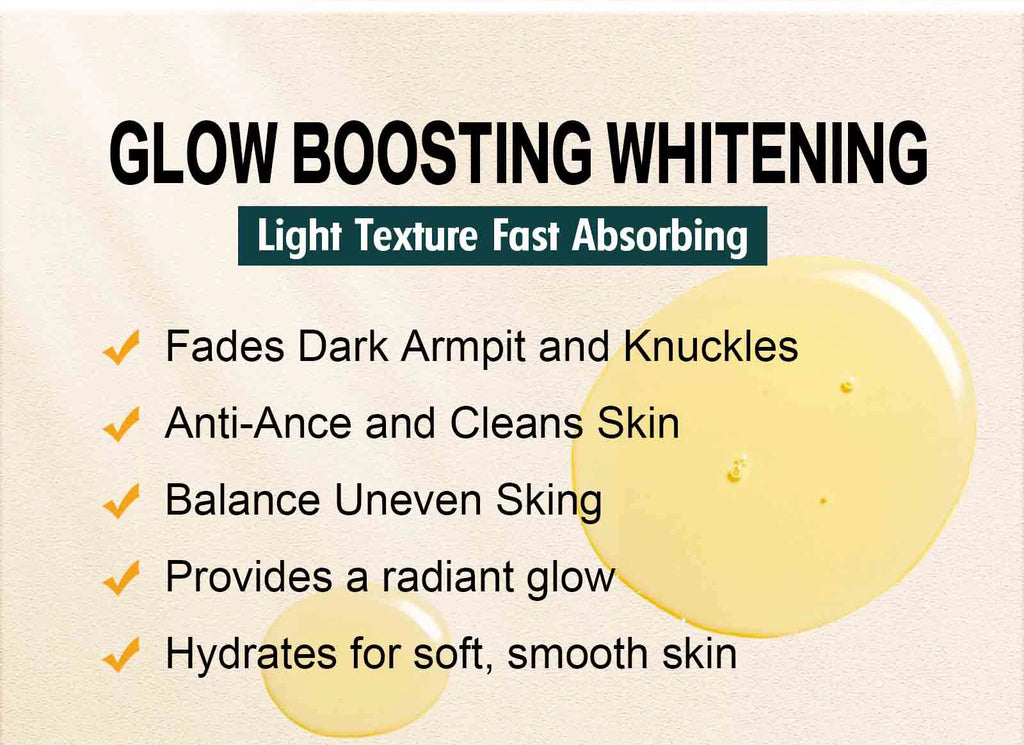 WK JALY Turmeric Glow Essential Body Oil, Moisturizing, Whitening, Fades Dark Armpit, Knuckles, Anti-Acne, Balance Uneven Skin