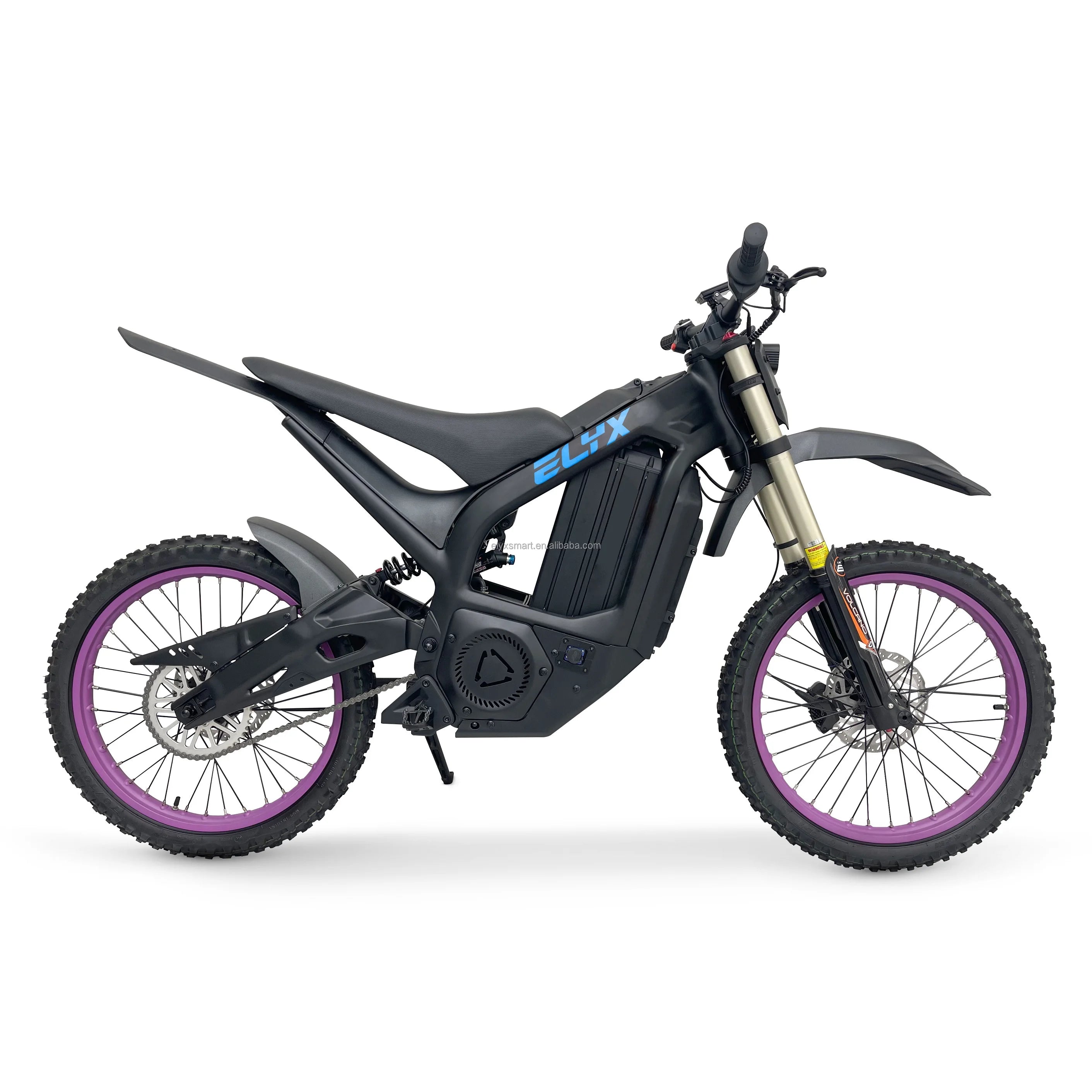 ATV&UTVElyx 96V 6000W 30Ah Mid Drive High Speed Electric Off-road Bike Adult Big Power Racing  Electric Dirt Bike