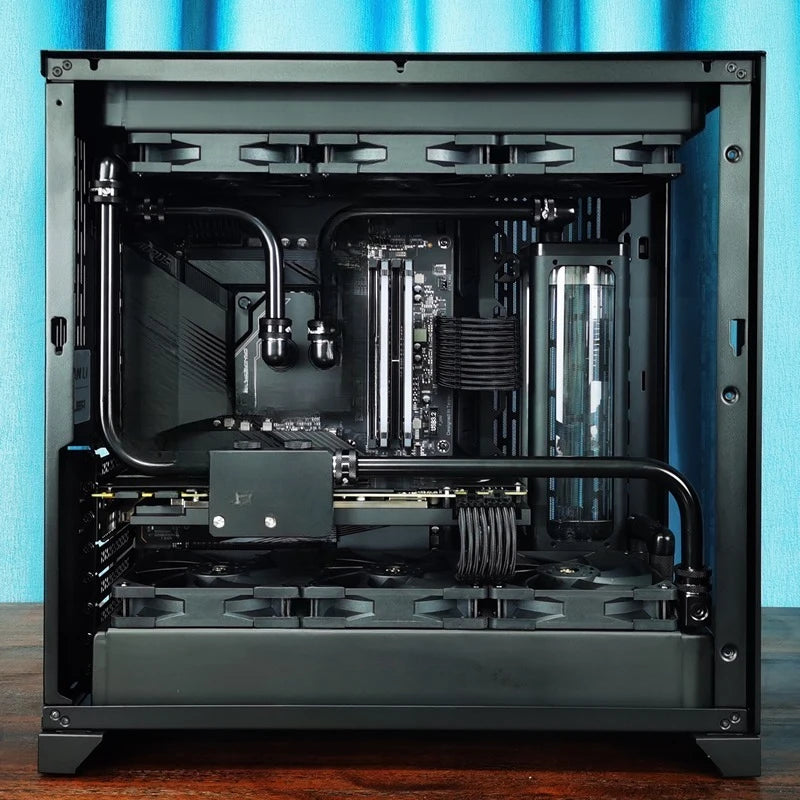 I9 14900K 9800x3D rtx5080 5090 split water-cooled desktop computer host