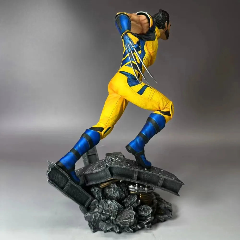 50cm New Anime Figure Wolverine Peripheral Resin Model Scene Collect Statue Desktop Decoration Ornaments Birthday Gifts Toys