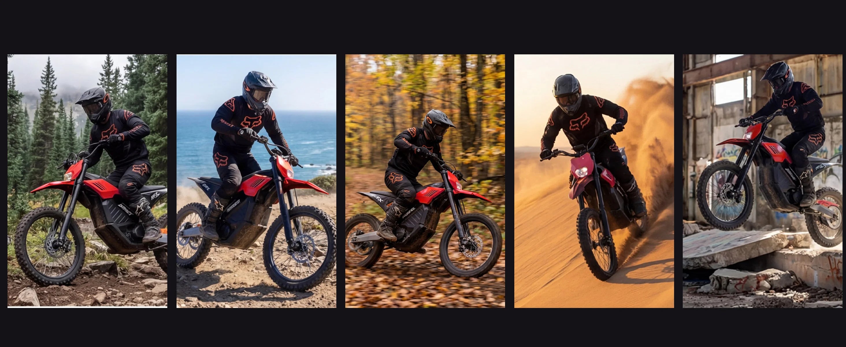 ESKUTE RT-X 19" 17" Electric Dirt Bike for Adults, 6500W Peak 53+MPH Mid-Drive Motor, Electric Motorcycle with 72V 30Ah  Battery