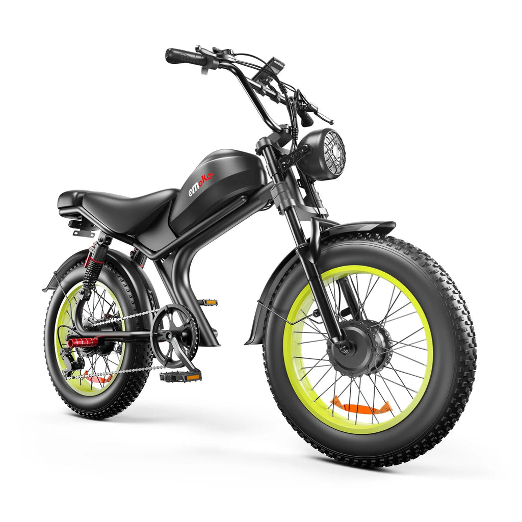 emoko C93 E-Bike 2000W Dual Motor 48V23Ah Battery Mountain off-road Fat Tire Electric Bike Dual Hydraulic Brake Electric Bicycle