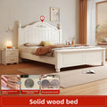 wooden single bed household simple 180x200 modern bed frame comfortable minimalist muebles para dormitorio bedroom furniture