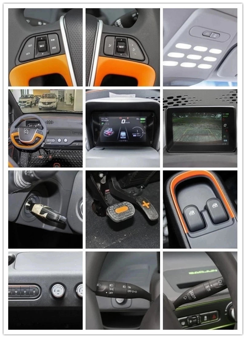 New Energy 4 Wheel Low Speed Mini Electric Car For Adults