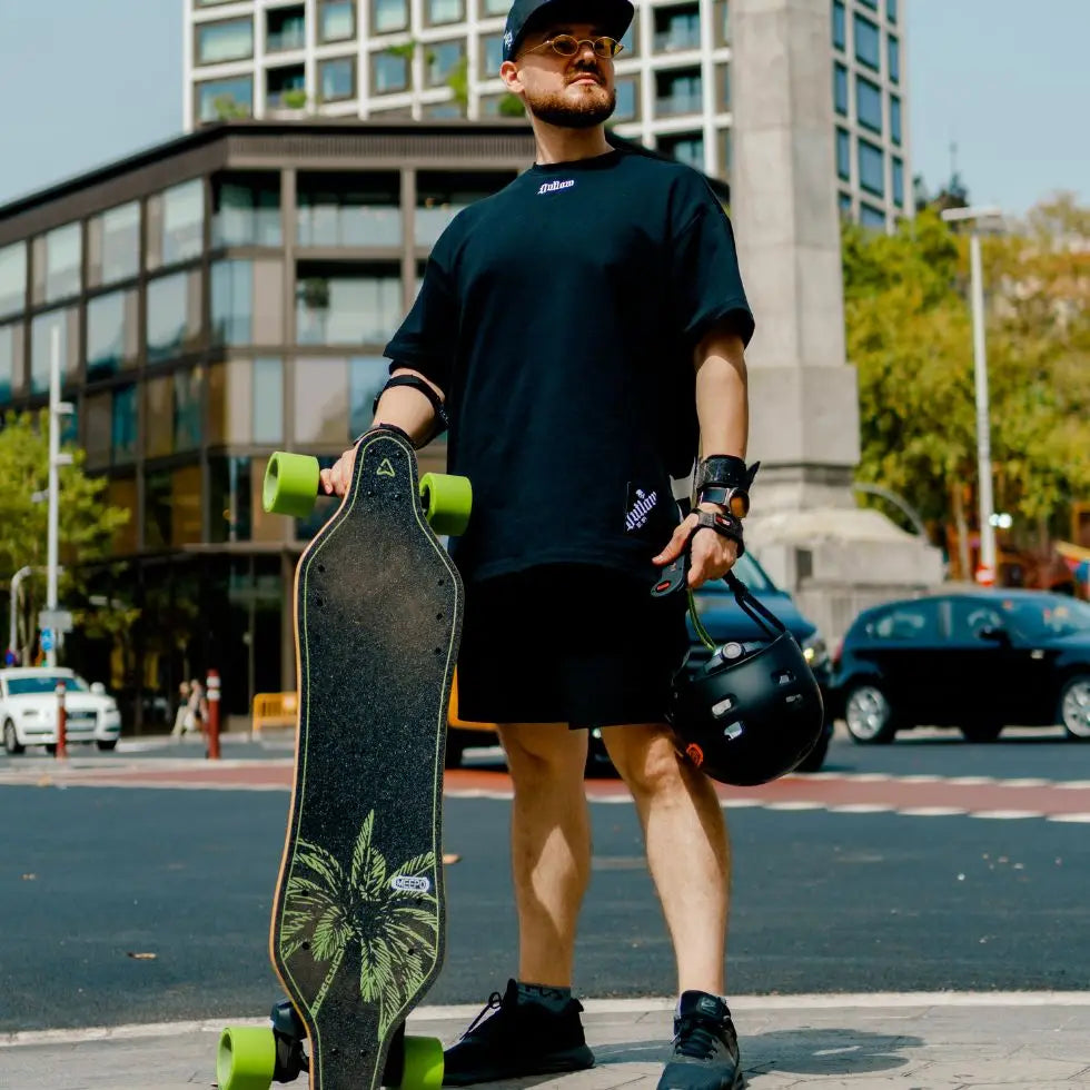 Meepo Envy NLS3 Pro 4WD Scooter, 52kph 38km Range, Dual 2500W Motors, Bamboo Deck, Fast 2h Charge, Electric skateboard