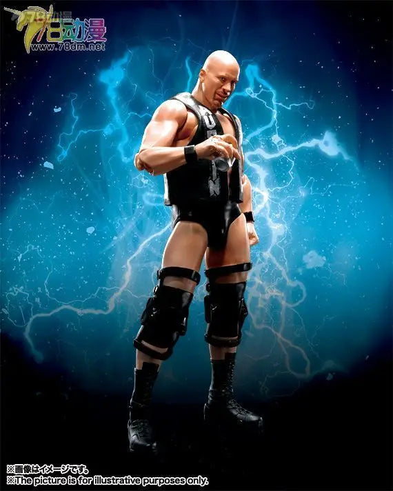 BANDAI Genuine S. H. Figuarts Series Reality Artist Series WWE Kane，Paul Levisk，Steve Austin，Dwayne Johnson Movable Model