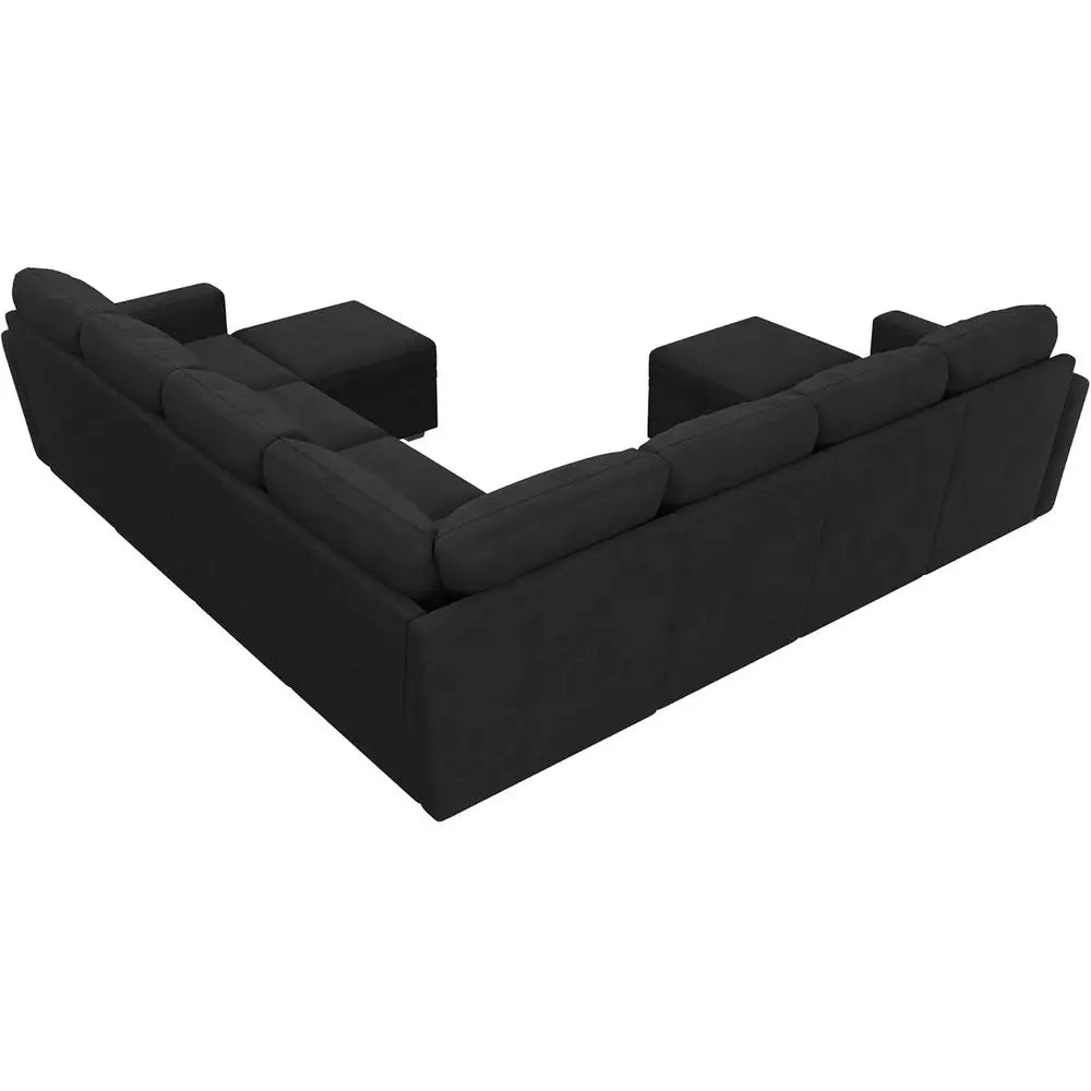 Oversized Sectional Sleeper Sofa with Pull-Out Couch and Storage