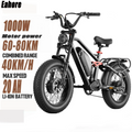 Electric bicycle 1000W motor 48V 20AH lithium battery Electric bike 20 inch tire full suspension system Urban commuting e-bike