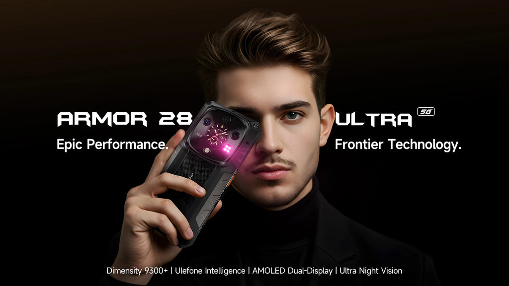 【Ships from US 】Ulefone Armor 28 Ultra 5G AI Rugged Phone 1TB ROM+32GB RAM Android Smartphone AMOLED 6.67" 10600mAh Mobile pho