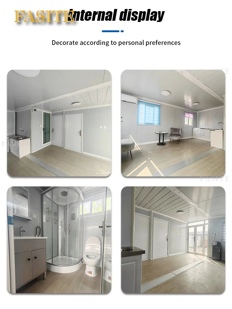 China Container House Modern Prefabricated House Expandable Container House Factory