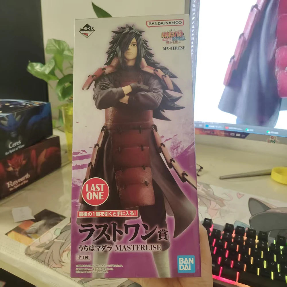 In Stock Original Bandai Spirits Ichiban Kuji Naruto Shippuuden Uchiha Madara Anime Figure Action Figure Collection Garage Kit