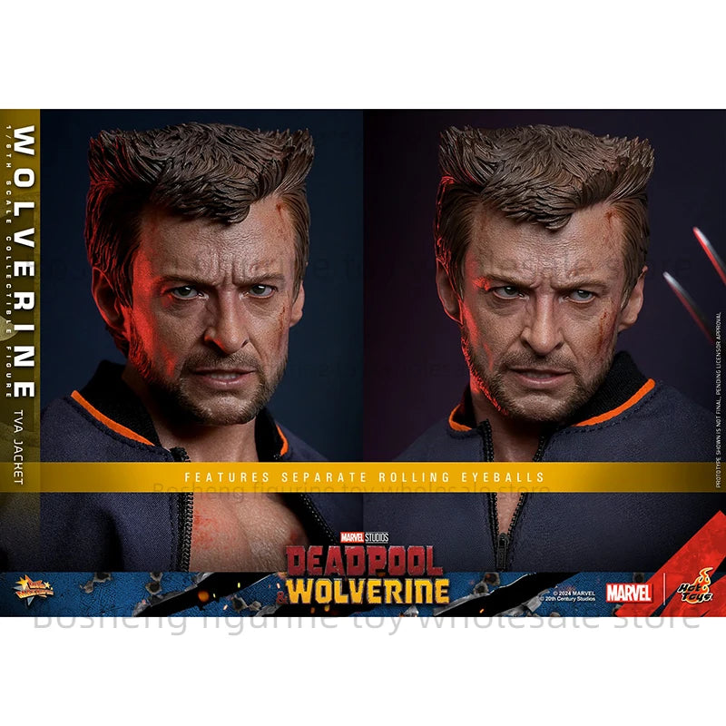 Original Hot Toys HT 1/6 MMS756 Deadpool Wolverine Wolverine TVA Jacket Version In Stock Anime Action Collection Figures Model