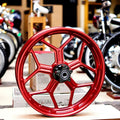 XL Custom Forged Motorcycle Wheel Aluminum Alloy Motorcycle Rims High Quality Motorcycle Parts Red for harley Davidson Wheels