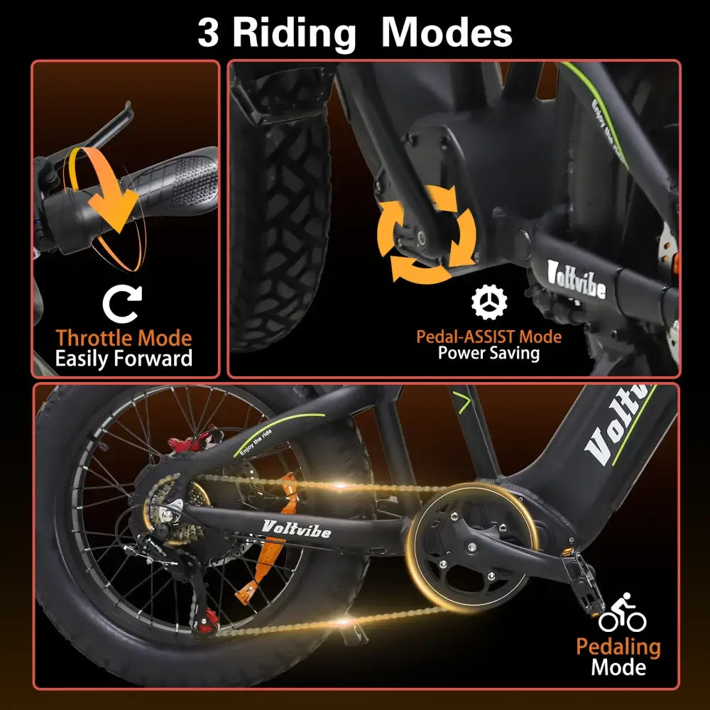 BAOLUJIE M2 Electric Bike Adults Mountain Bike 60V 25AH 20" Tires Ebike 2000W High-speed Motor Max Speed 45MPH【1 Year Warranty】