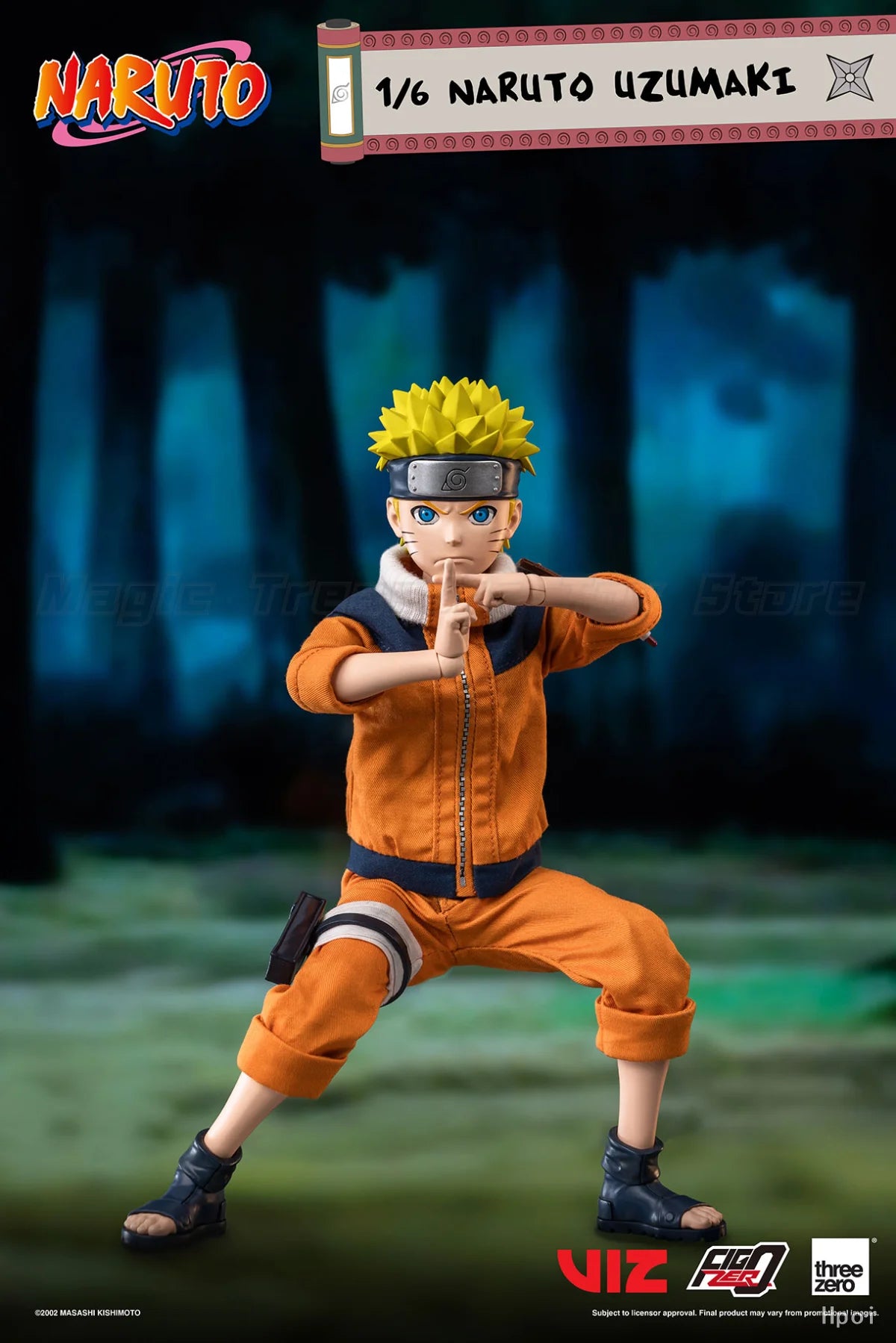 【In Stock】Threezero FigZero NARUTO Naruto Uzumaki Figures Toys