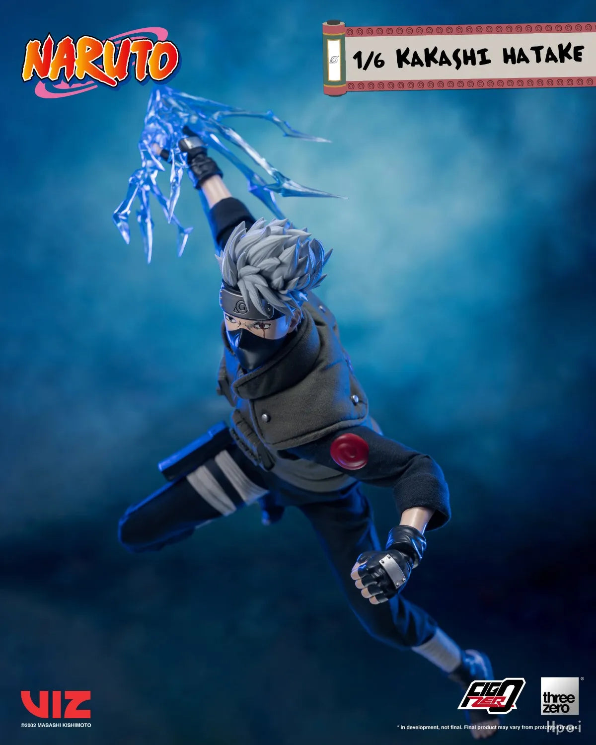 Threezero Genuine FigZero Series Naruto Uzumaki Kakashi Hatake Uchiha Sasuke Japanese Anime 1/6 Scale Action Figures Model Toys