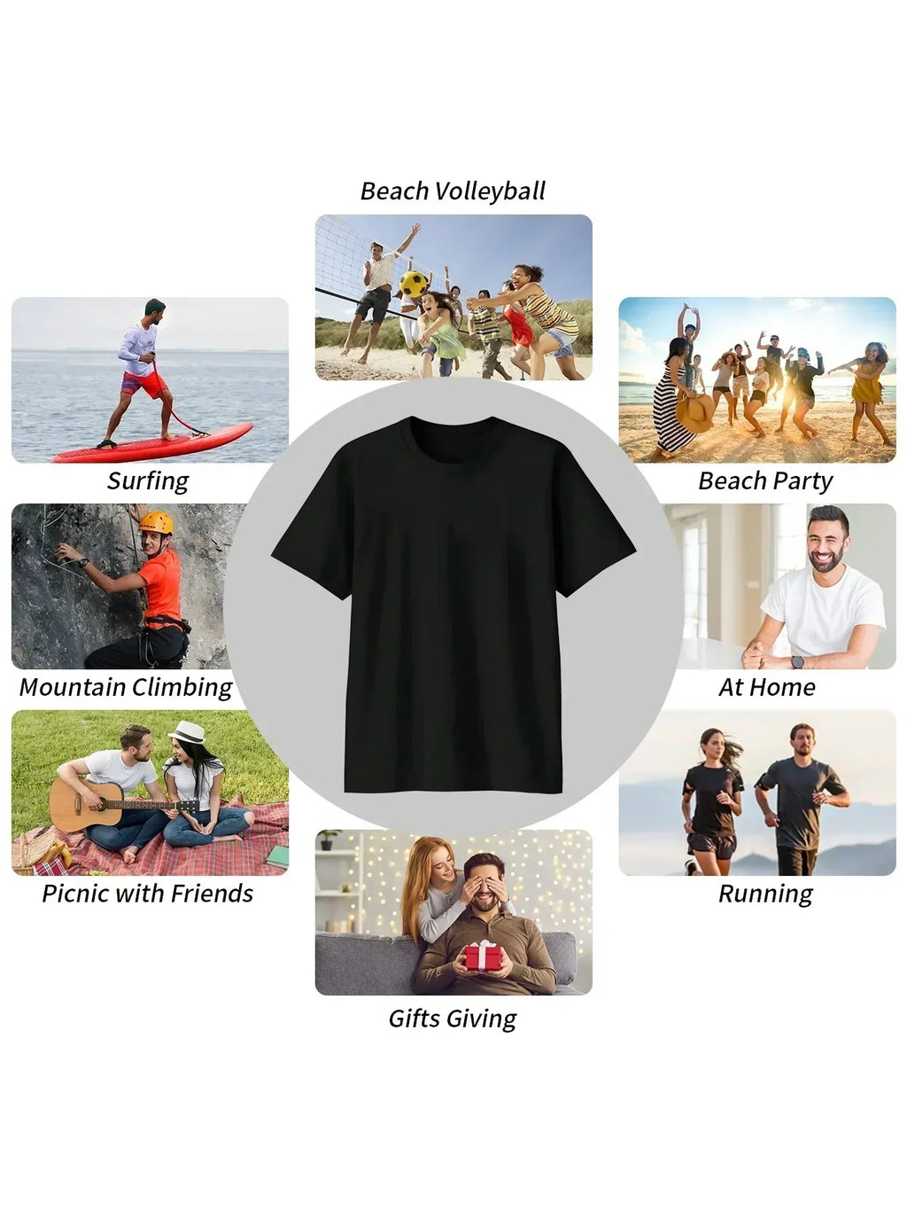 Summer 2025 New Brand Luxury Letter Pattern Printed Men's 100% Pure Cotton Short Sleeve Round Neck T-shirt