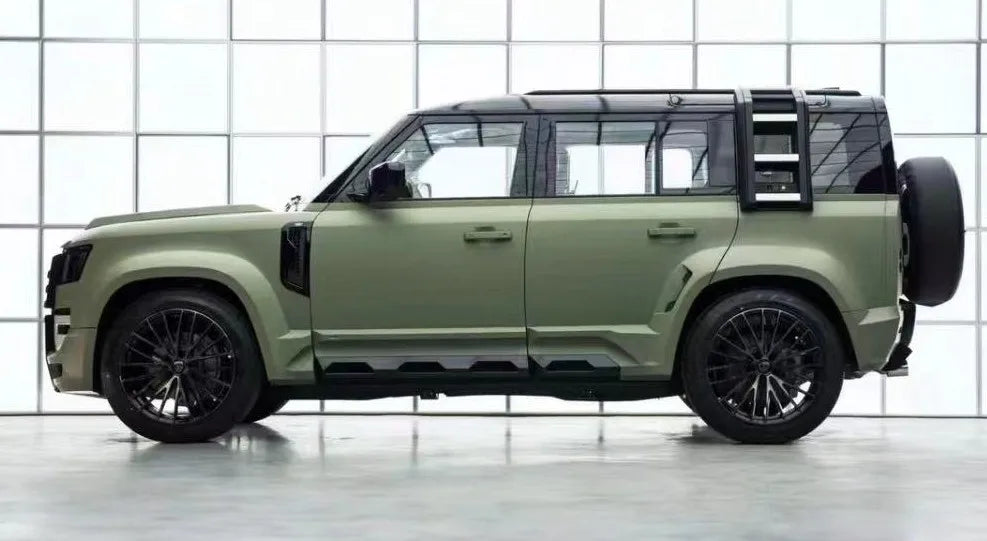 Quality Body Kit with CH Material for Land Rover Defender  L663 to Lumma Style Include Front Rear Bumper Grille Side Skirt