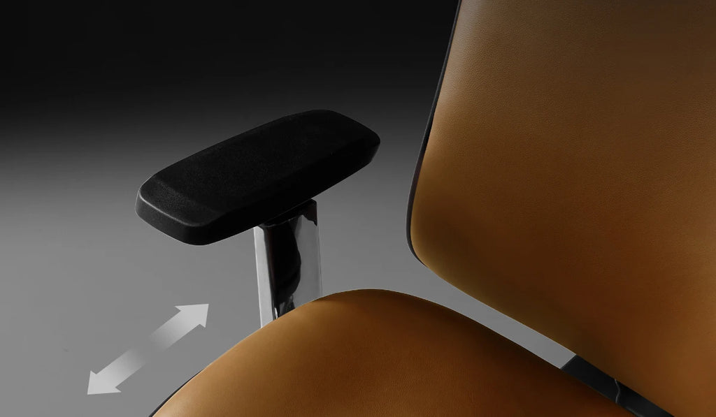 Luxury Modern Office Chair Wheels Orange Leather Computer Ergonomic Desk Chairs Recliner Swivel Sedia Ufficio Furniture