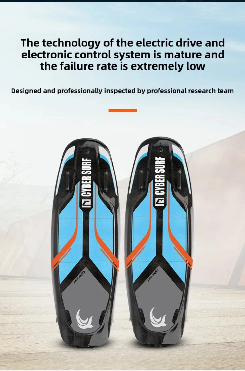 Carbon Fibre Powered Water Float Board Electric Surfboard Special Skateboard Electric Surfboard 15 KW Professional Carbon Fibre