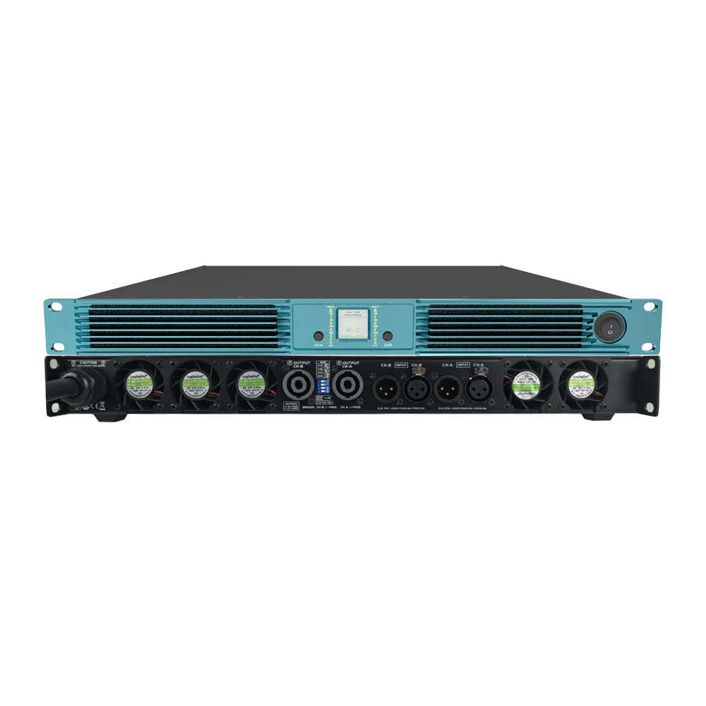 ShennDare K430 Professional Digital High-Power Amplifier 2Ohm 4x6500W Stable Operation DJ Subwoofer Amplifier Speaker Class D