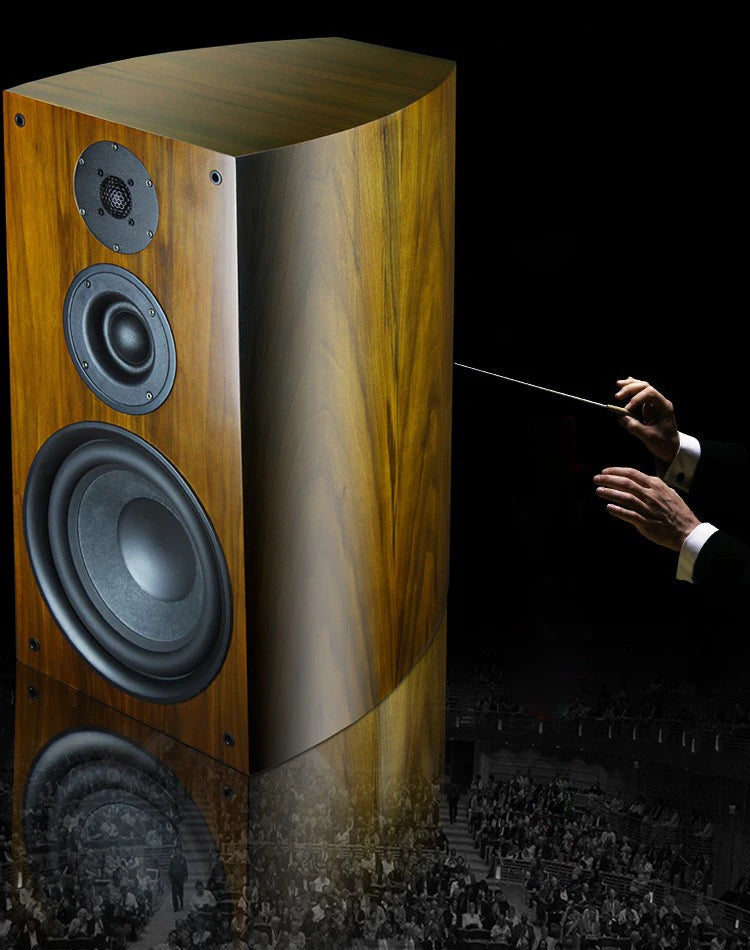 YYAUDIO 10 Inch 8Ohm High Low Speaker Bass Tweeter Hifi Bookshelf Speaker Professional Sound Floor speaker Box