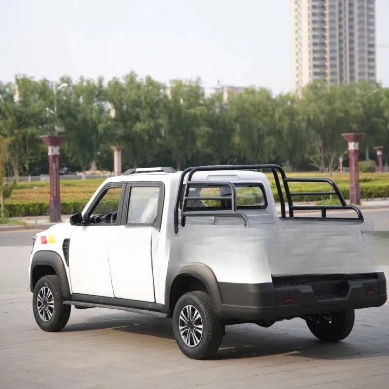 Electric Pickup Truck for Household Use Four-Wheeler Dual-Power Oil and Electric New Energy Vehicle Double-Row Off-Road Cargo
