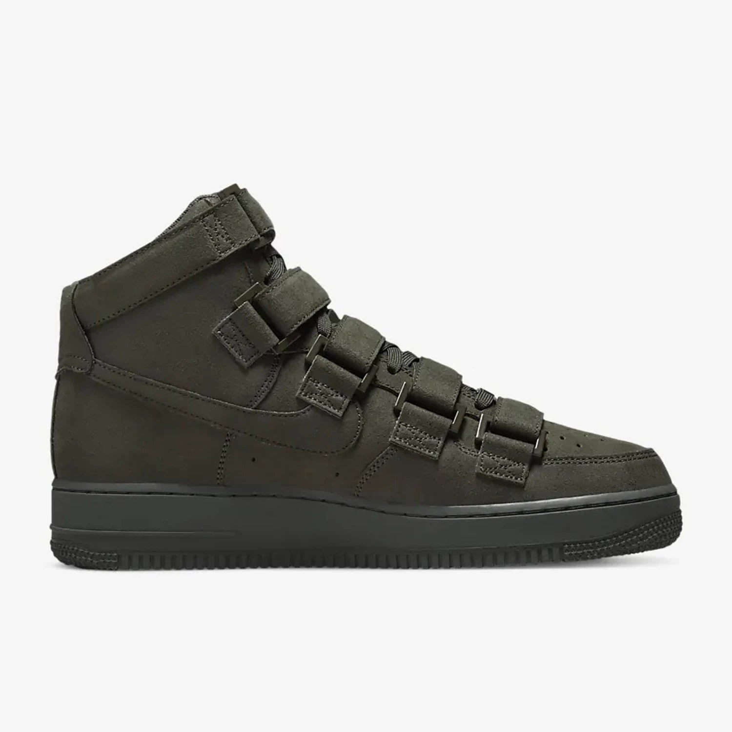 Nike Official Authentic Air Force 1 Unisex High-Top Sports Sneakers with Velcro DM7926-300