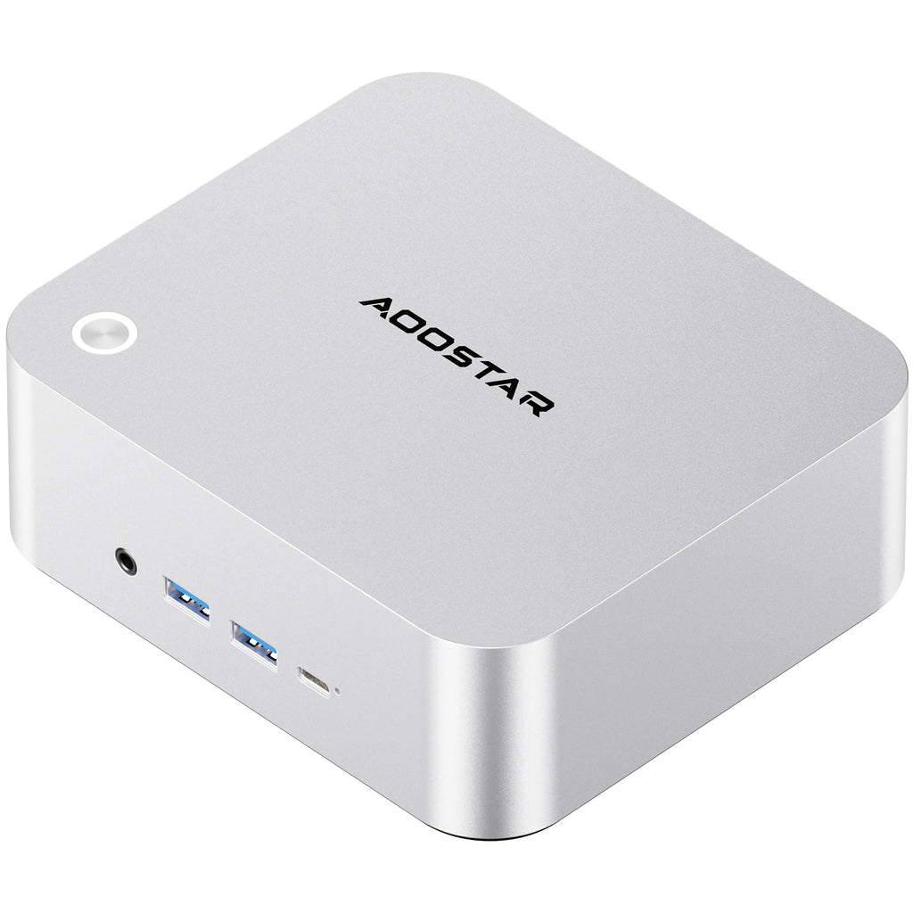 AOOSTAR MACO 6850H Mini PC, AMD Ryzen 7 Pro 6850H , 24GB LPDDR5, NO SSD HDMI+DP+USB4, WiFi 6, 2.5G LAN, for Windows