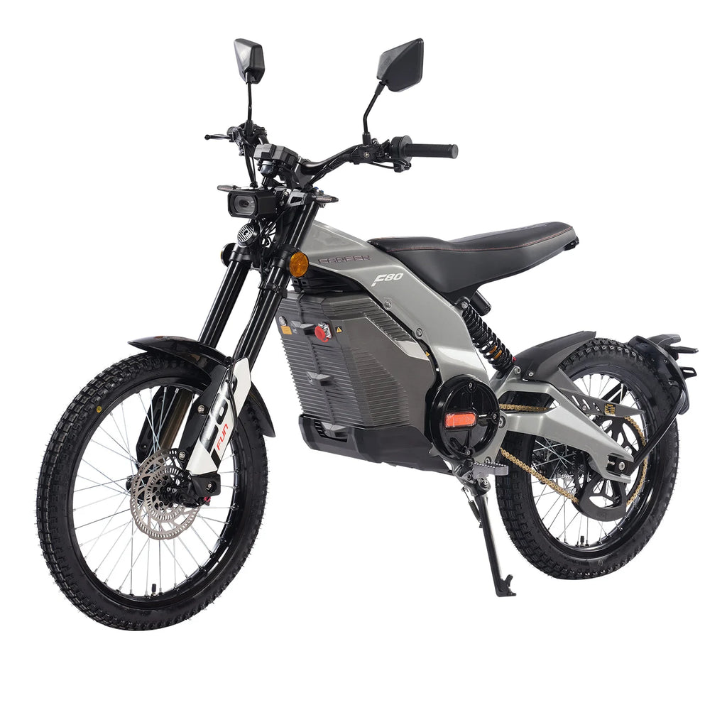 STLF Competition Level Caofen F8 Factory 72V 30-60Ah 12000W 85KM Mid Drive Middrive Electric Dirtbike Electric Dirt Bike